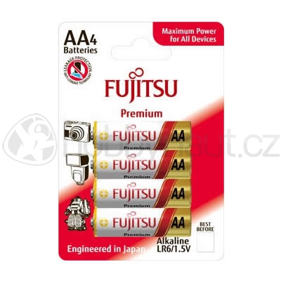 Elektro - Baterie AA Fujitsu Premium Power alkalické 4ks