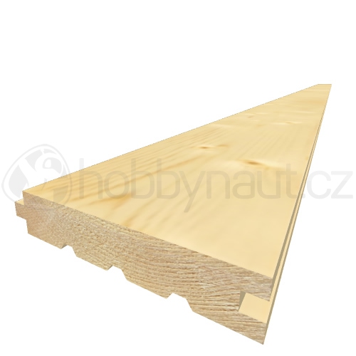 Dřevo - Palubky podlahové smrk A/B 28x146mm x 4m (4ks/bal)