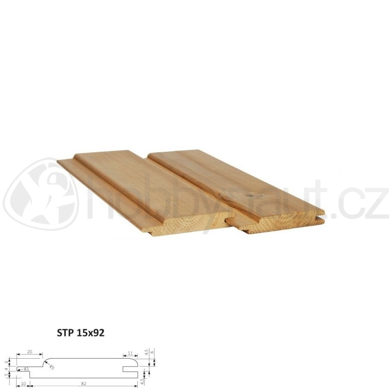 Dřevo - ThermoWood saunové palubky STP 15x92mm