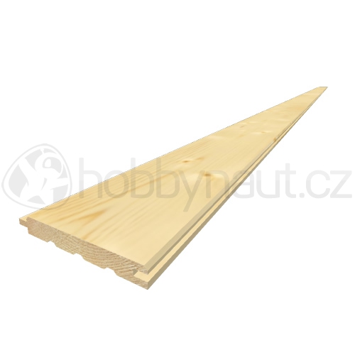 Dřevo - Palubky obkladové smrk A/B 12,5x96mm x 4m (10ks/bal)